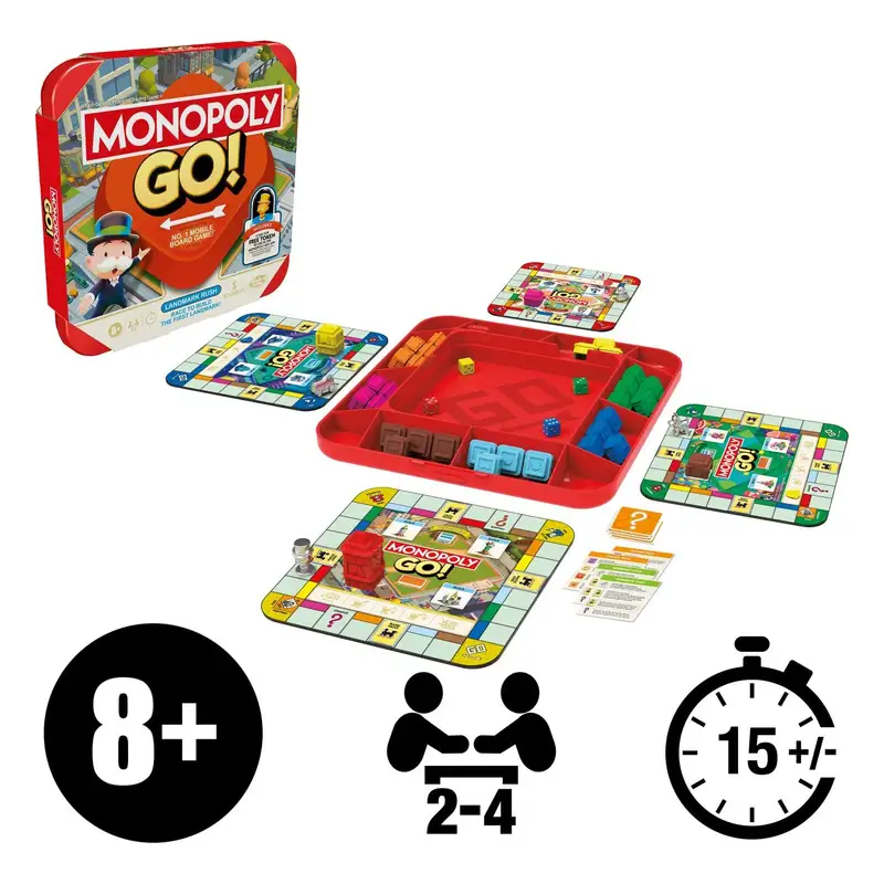 Hasbro Games G1291 Juego De Mesa Monopoly Go!