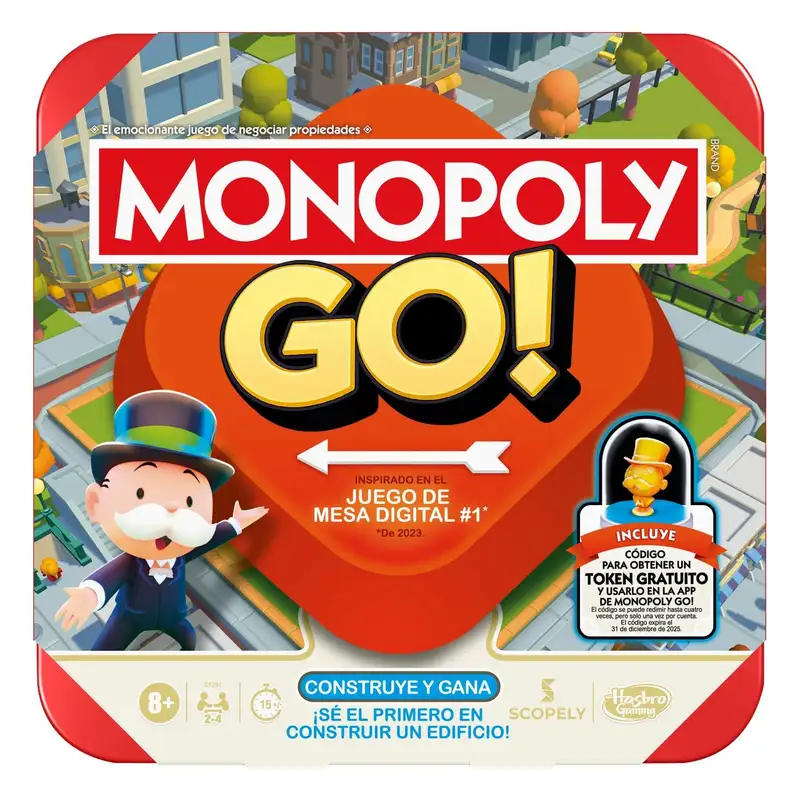 Hasbro Games G1291 Juego De Mesa Monopoly Go!