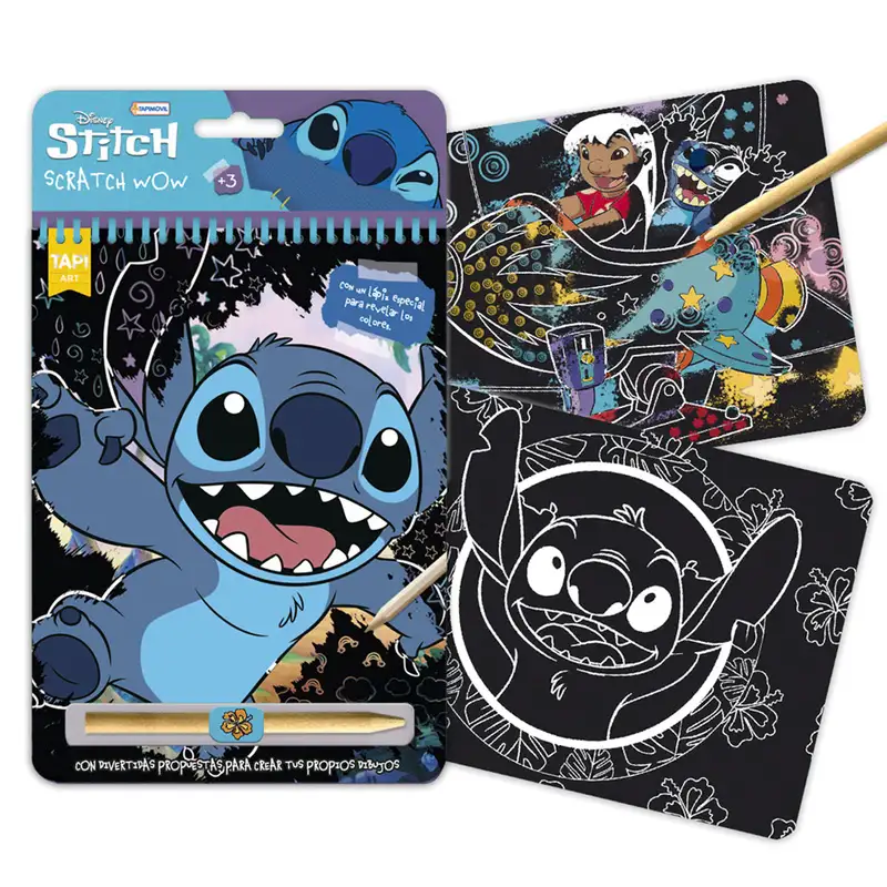 Tapimovil Disney Dmd00150 Libro Para Raspa Wow Stitch