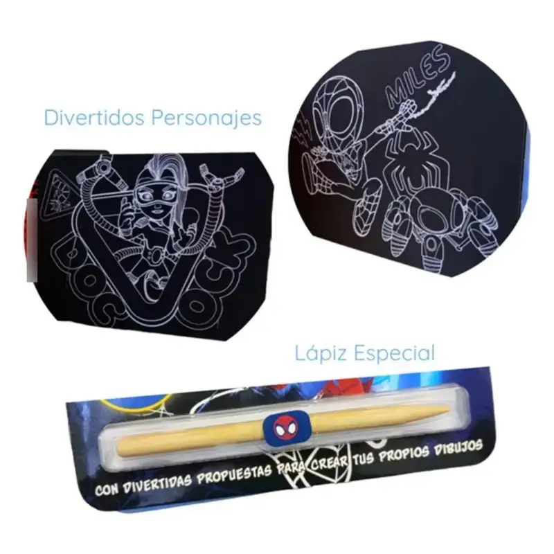 Tapimovil Disney Vsp03324 Libro Para Raspa Wow Spidey Amigos