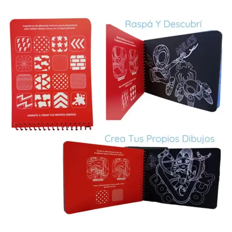 Tapimovil Disney Vsp03324 Libro Para Raspa Wow Spidey Amigos