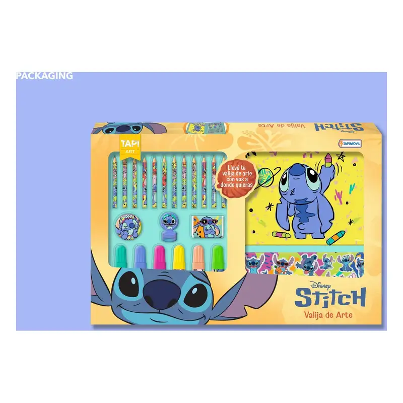 Tapimovil Disney Dmd00162 Maletin De Arte Stitch