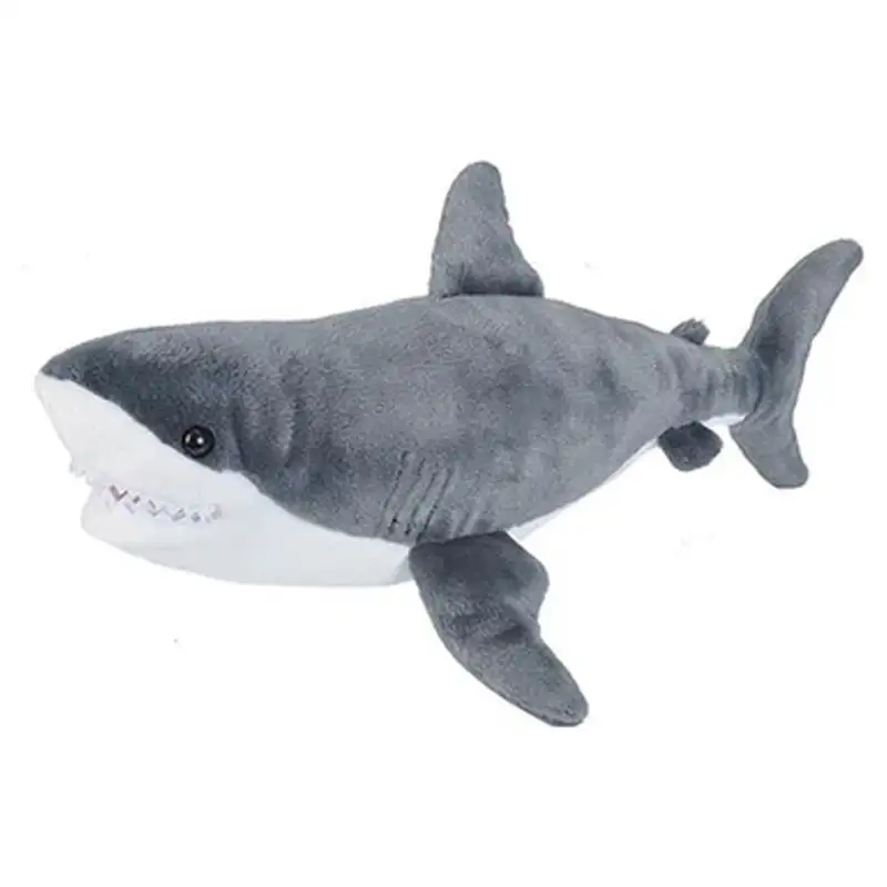 Wild Republic Cuddlekins 22485 Peluche Tibur—n Blanco 15 Plg