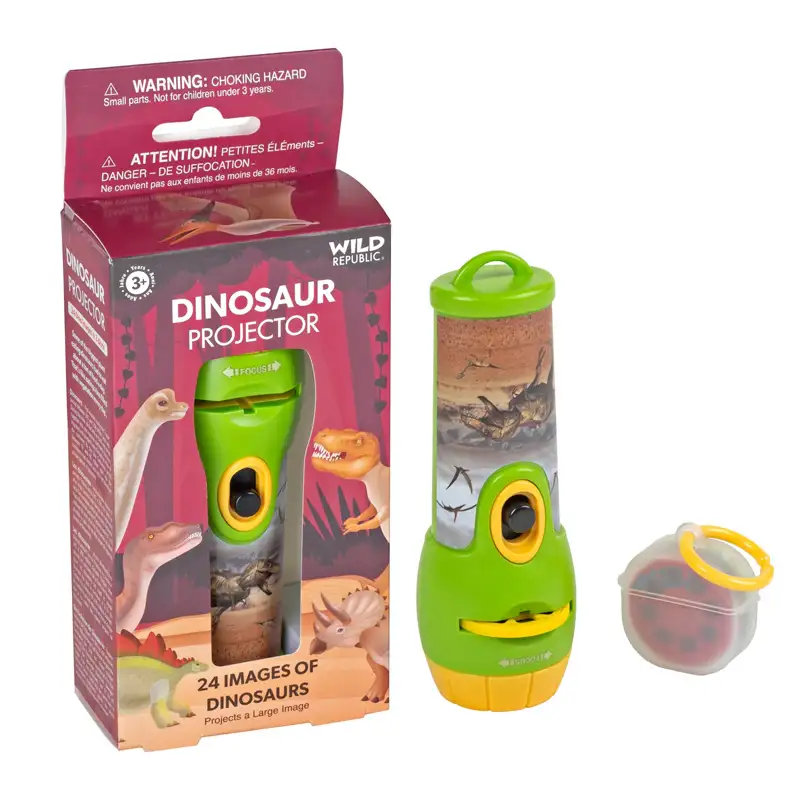 Wild Republic 28794 Proyector Con Figuras De Dinosaurios