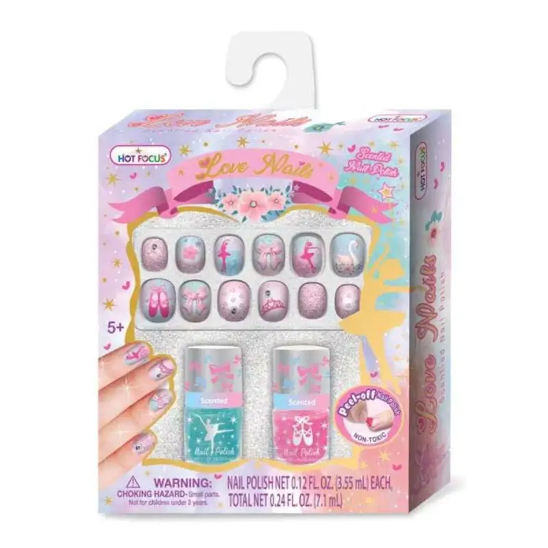 Hot Focus 40Bb Set De Unas Amorosas Love Beauty
