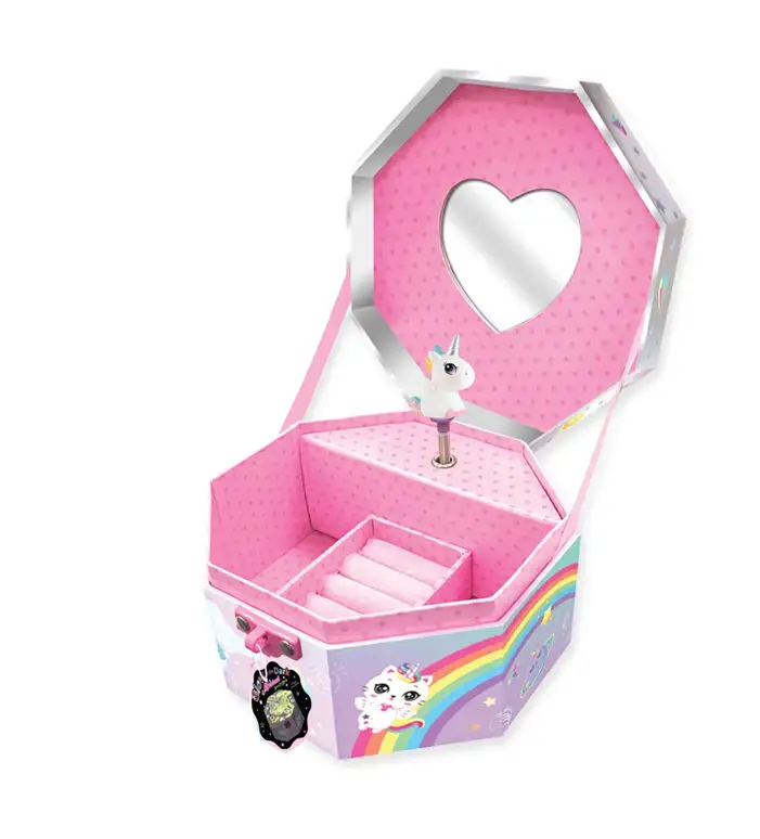 "Hot Focus 301Gd Caja De Joyer’a Musical Con Figura, Brilla En La Oscuridad"