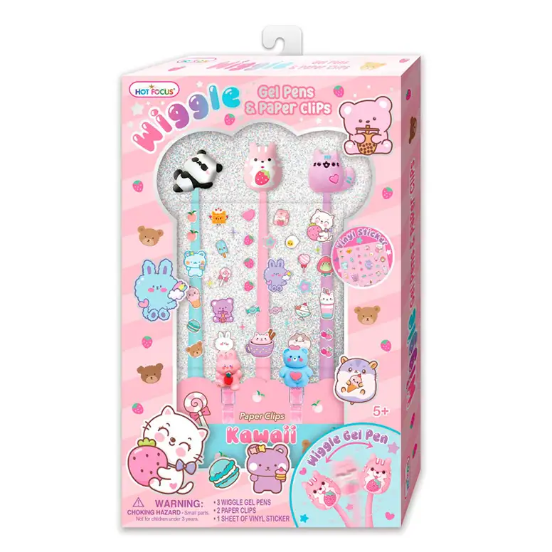 Hot Focus 339Cr Set De Pluma Gel Flexible Wiggly Critters
