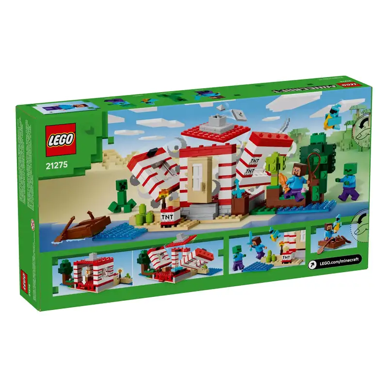 Lego Minecraft 21275 La Casa Dinamita De La Selva