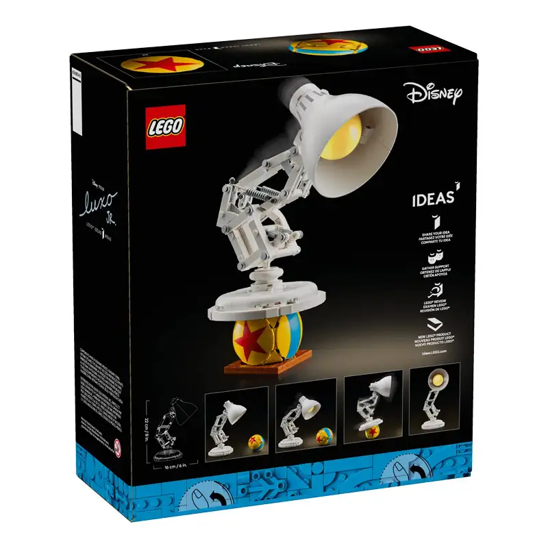 Lego Disney 21357 Pixar Luxo Jr.