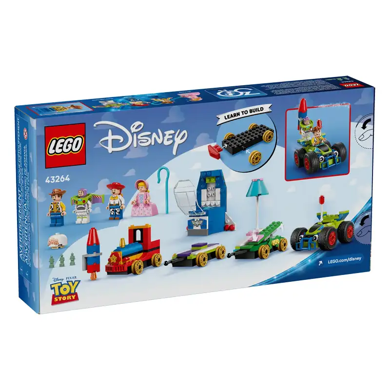 Lego Disney 43264 Tren De Celebracion De Toy Story Con Carro Rc