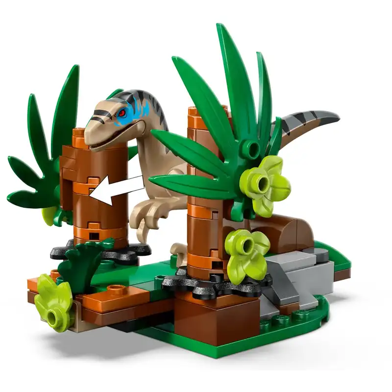 Lego Jurassic World 76972 Huida En Todoterreno Y Raptor Al Acecho