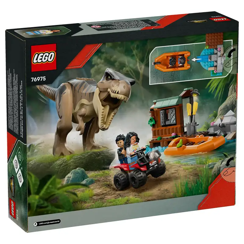 Lego Jurassic World 76975 Huida Por El Roo Y T. Rex A La Caza