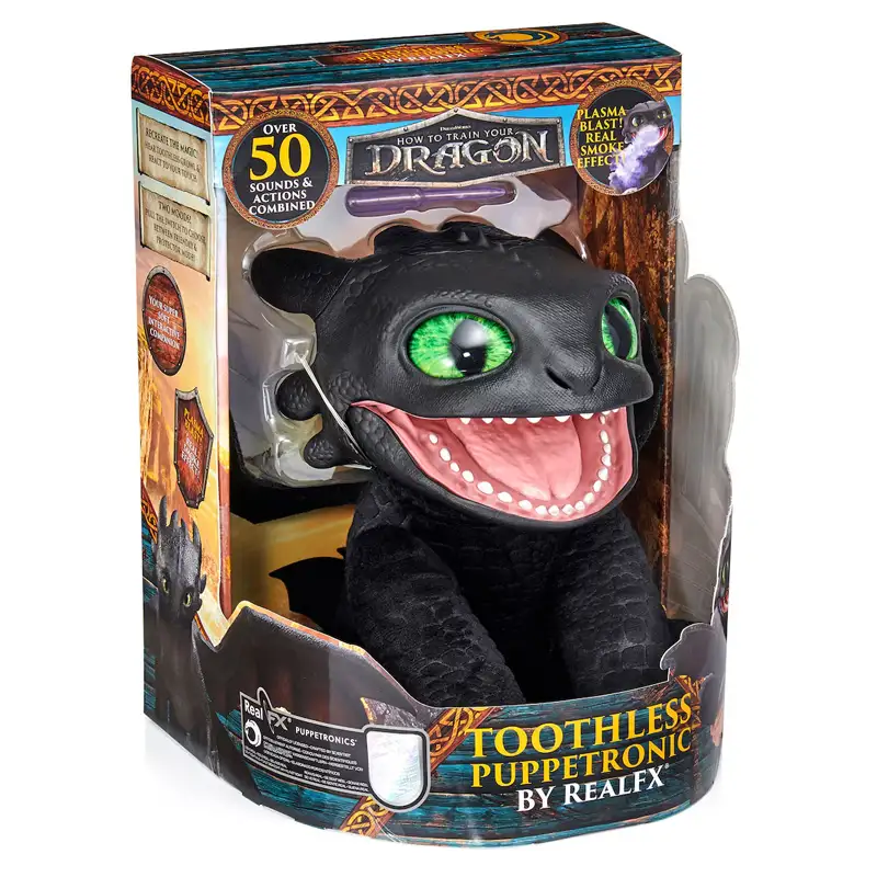 Nasa Como Entrenar A Tu Dragon 3 Httyd-1001-01 Toothless Peluche Electronico