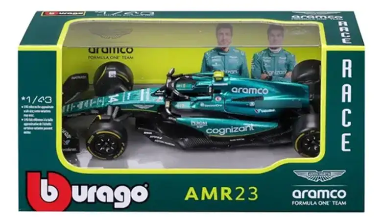 Maisto Auto Formula 1 Aston Martin Amr23 Con Piloto _ Escala 1:43