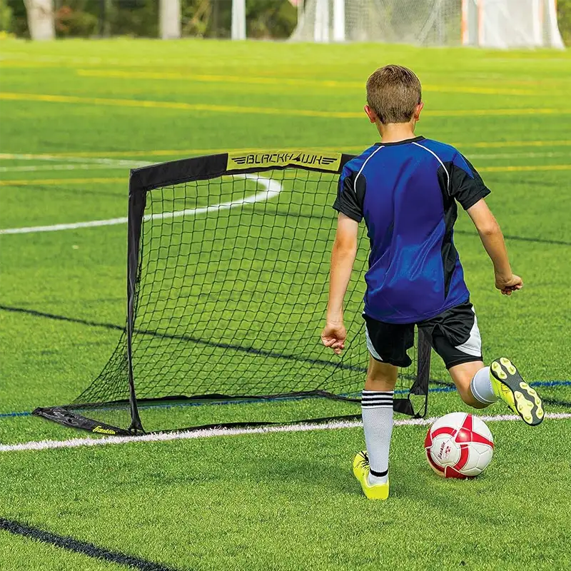 Franklin Sport 30092 Arco De Futbol Blackhawk De Fibra De Vidrio 6.5'X3.5'