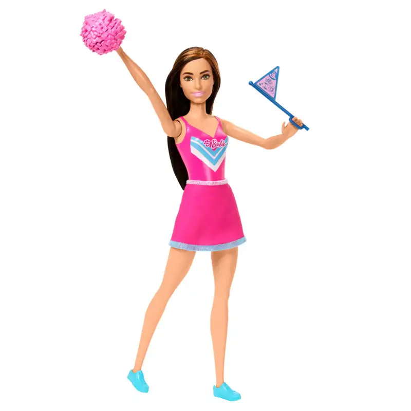 Mattel Barbie Hxc35 Muneca Porrista Con Accesorios