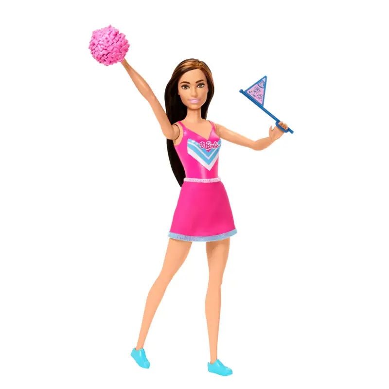 Mattel Barbie Hxc35 Muneca Porrista Con Accesorios