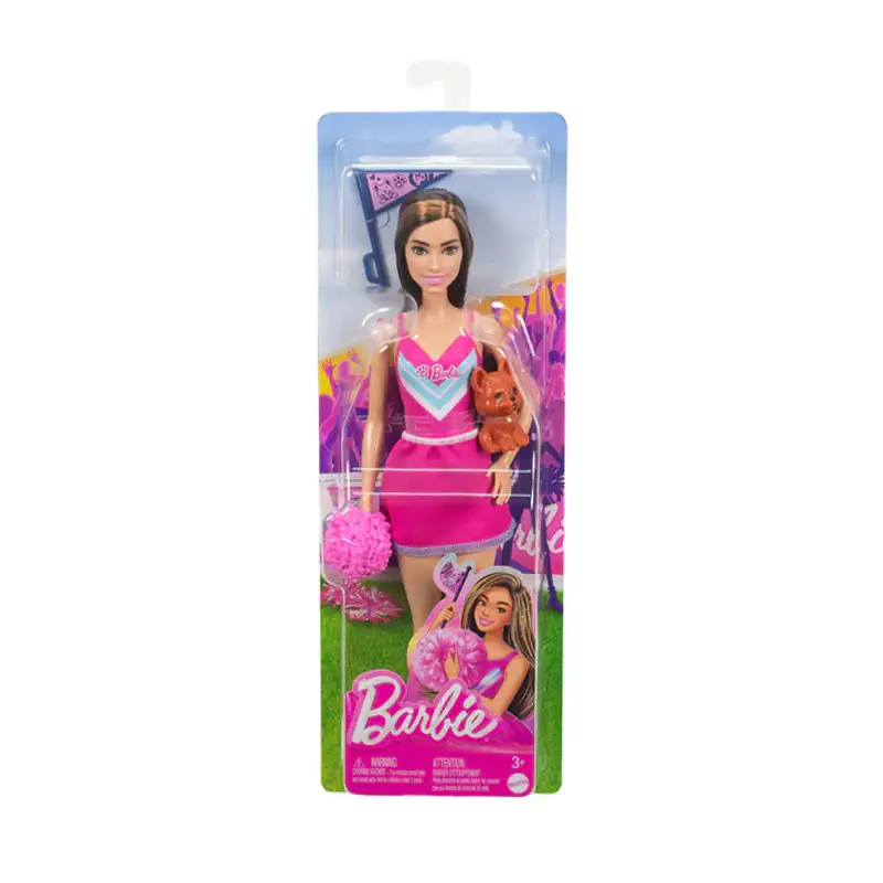 Mattel Barbie Hxc35 Muneca  Porrista Con Accesorios