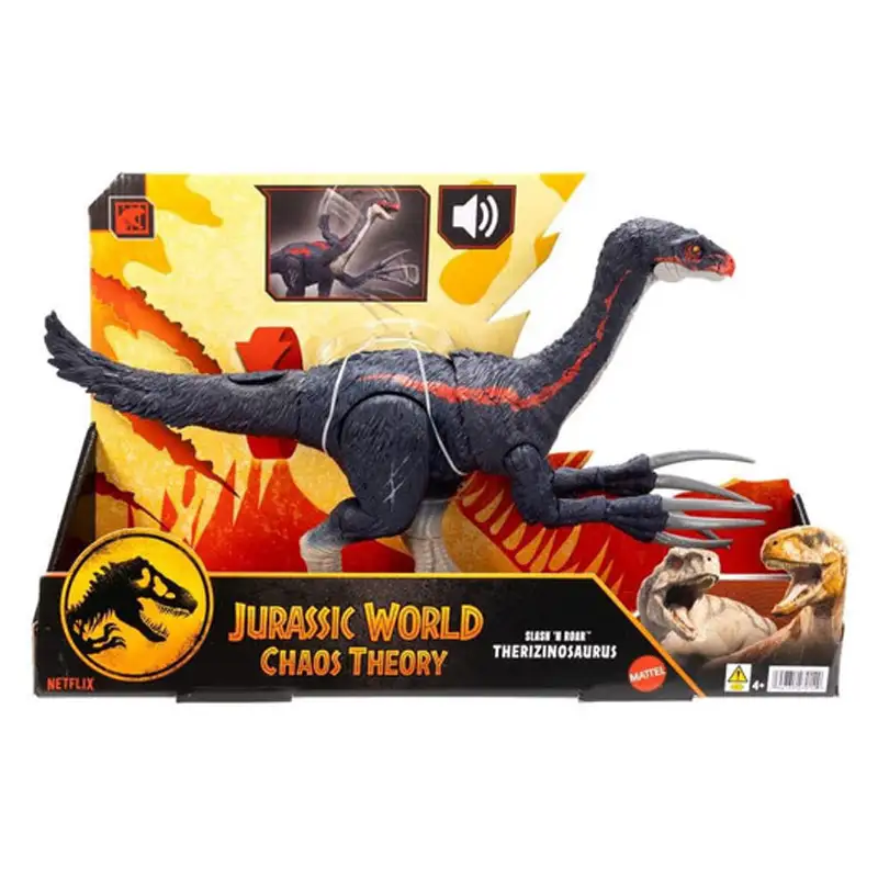Mattel Jurassic World Jcg16 Figura Therizinosaurus Con Funciones