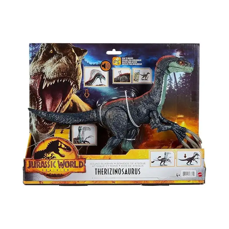 Mattel Jurassic World Jcg16 Figura Therizinosaurus Con Funciones