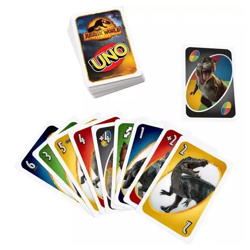 Mattel Uno Jft28 Uno Jurassic World Rebirth