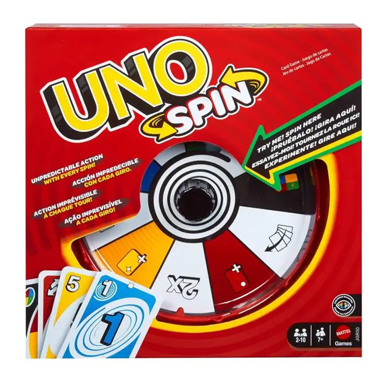 Mattel Uno Jgr00 Uno Spin