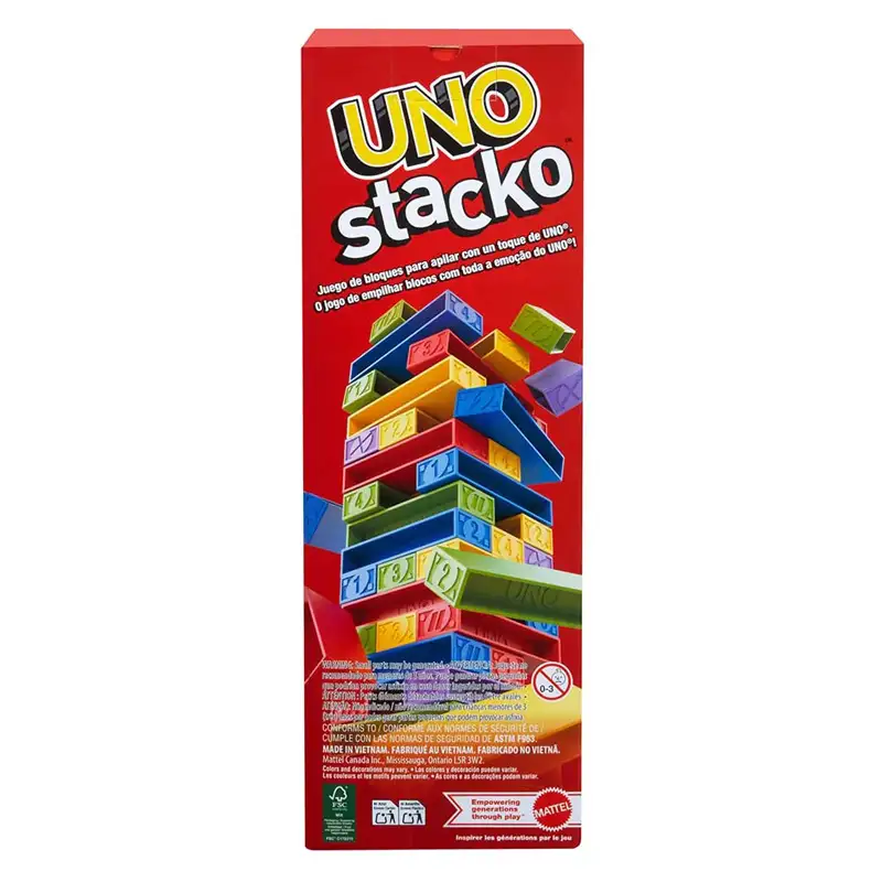 Mattel Uno Jgt89 Uno Stacko