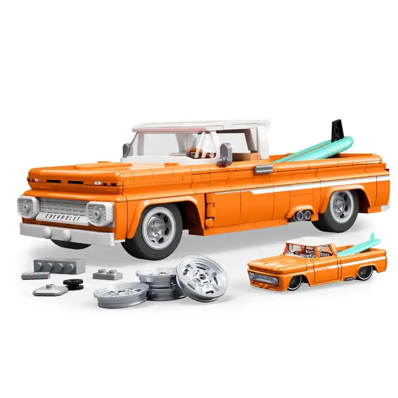 Mattel Hot Wheels Jft20  Brick Shop  Camioneta Pickup Personalizada De Coleccion