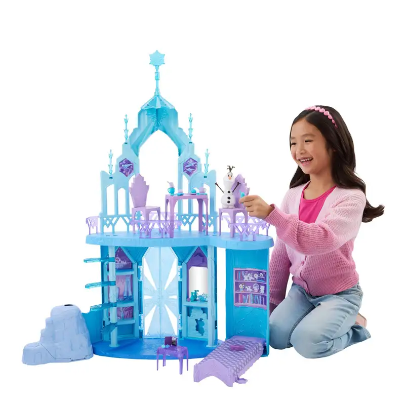 Mattel Disney Princesas Jgg41 Disney Frozen Castillo De Hielo Para Munecas