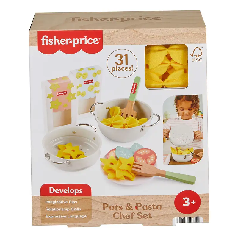 Mattel Fisher Price Jfg14 F-P Kit Para Preparar Pasta De Madera