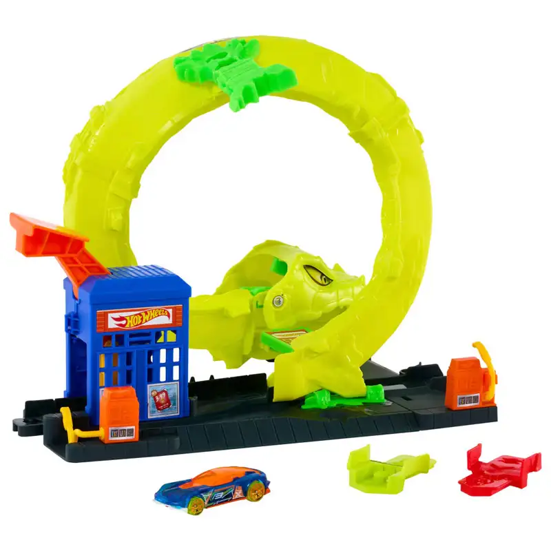 Mattel Hot Wheels Jbm63 City Pista De Ataque De Serpiente