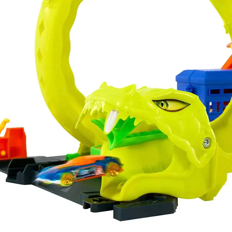 Mattel Hot Wheels Jbm63 City Pista De Ataque De Serpiente