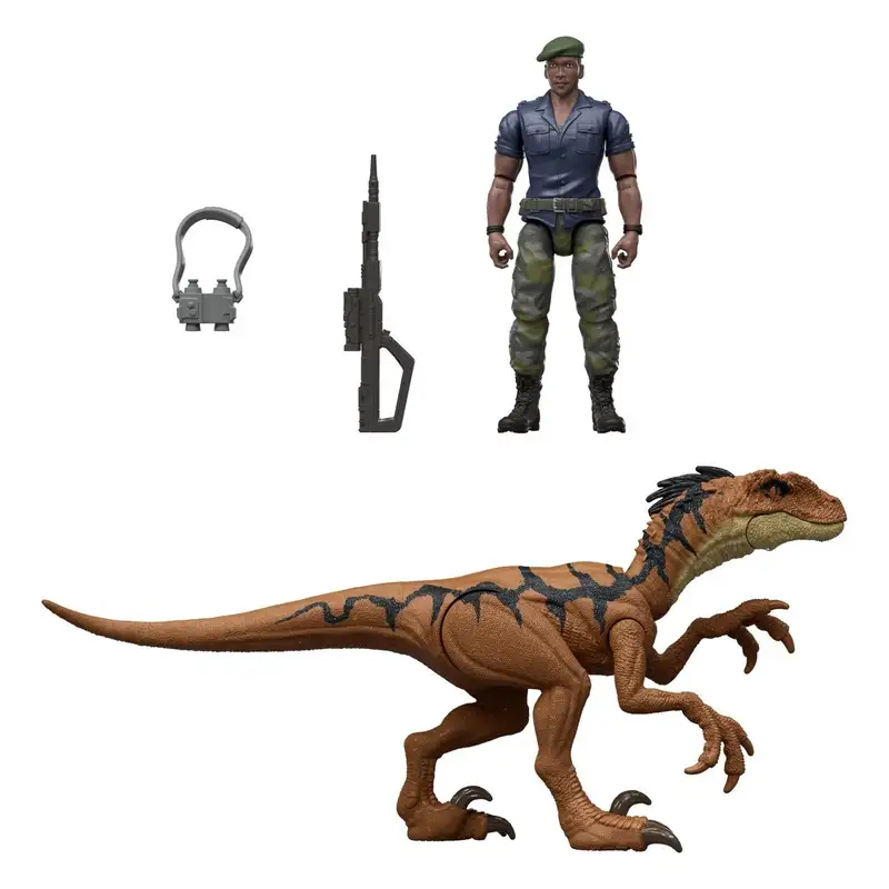 Mattel Jurassic World Jgb82 Jurassic World Pack Humano Dinosaurio Articulado