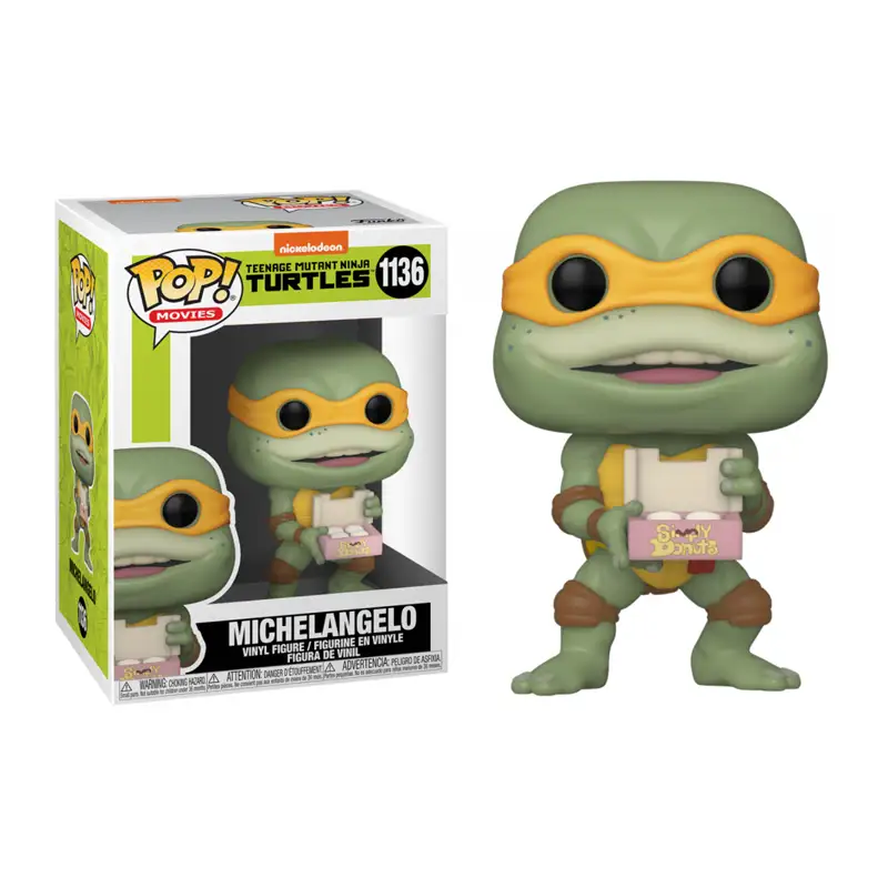 Funko Tortugas Ninja 56162 Pop Movies Tmnt 2 - Michelangelo