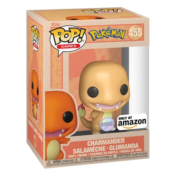 Funko Pokémon 86066 Pop Games- Charmander Figura
