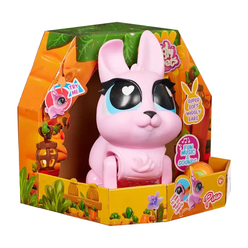 Nasa Jp014 Peluche Conejo Saltarin Con Sonidos Y Zanahoria Incluida Ð Personaje Pixie