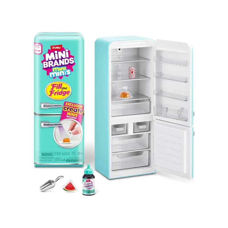 Zuru Mini Brands 77673 Mini Marcas Playset Llena El Refrigerador Serie 1