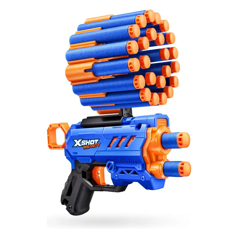 Zuru Xshot 36795 Lanzador Insanity Serie 1 Micro 24 Dardos