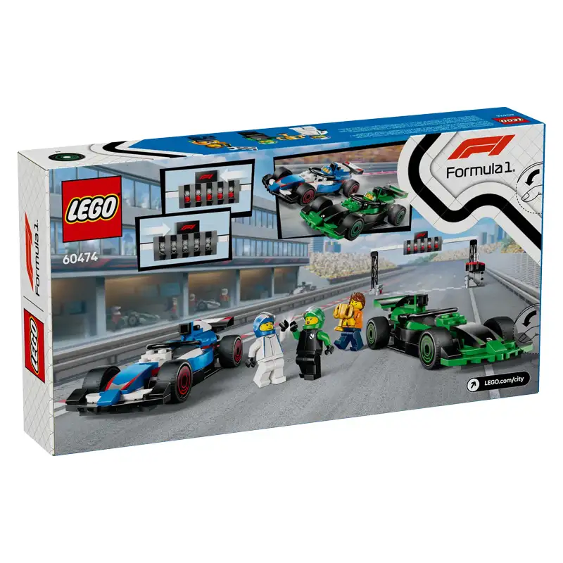 Lego City 60474 Circuito F1 Con Vcarb Y Autos De Carrera Sauber