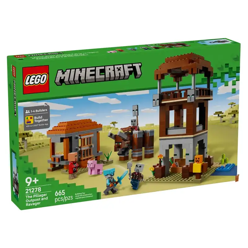 Lego Minecraft 21278 Puesto Pillager Y Ravager