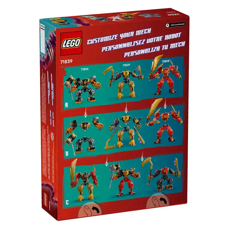 Lego Ninjago 71839 Mech De Batalla Spinjitzu Arin
