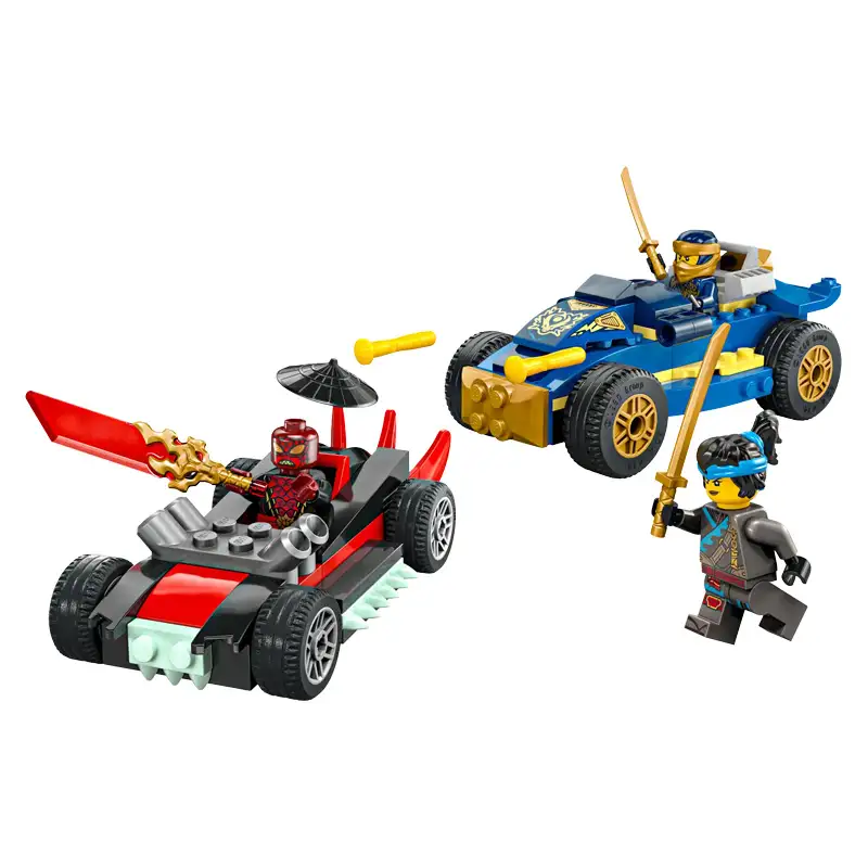 Lego Ninjago 71840 Duelo De Autos De Carrera Rogue Vs Drix