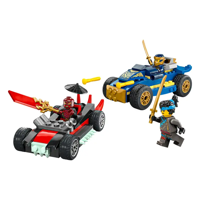Lego Ninjago 71840 Duelo De Autos De Carrera Rogue Vs Drix