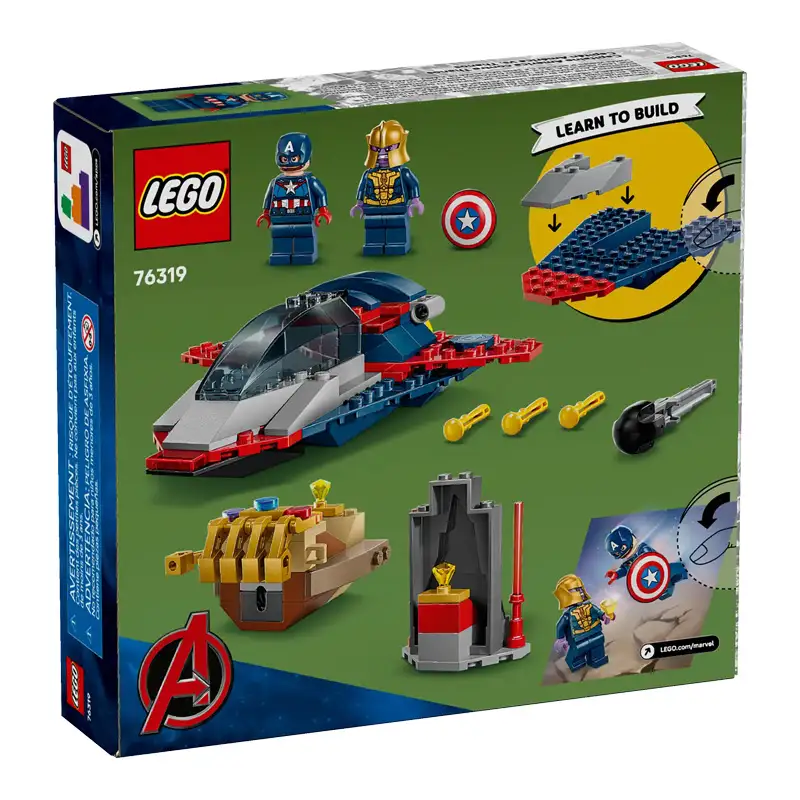Lego Marvel 76319 Capitan America Vs Thanos