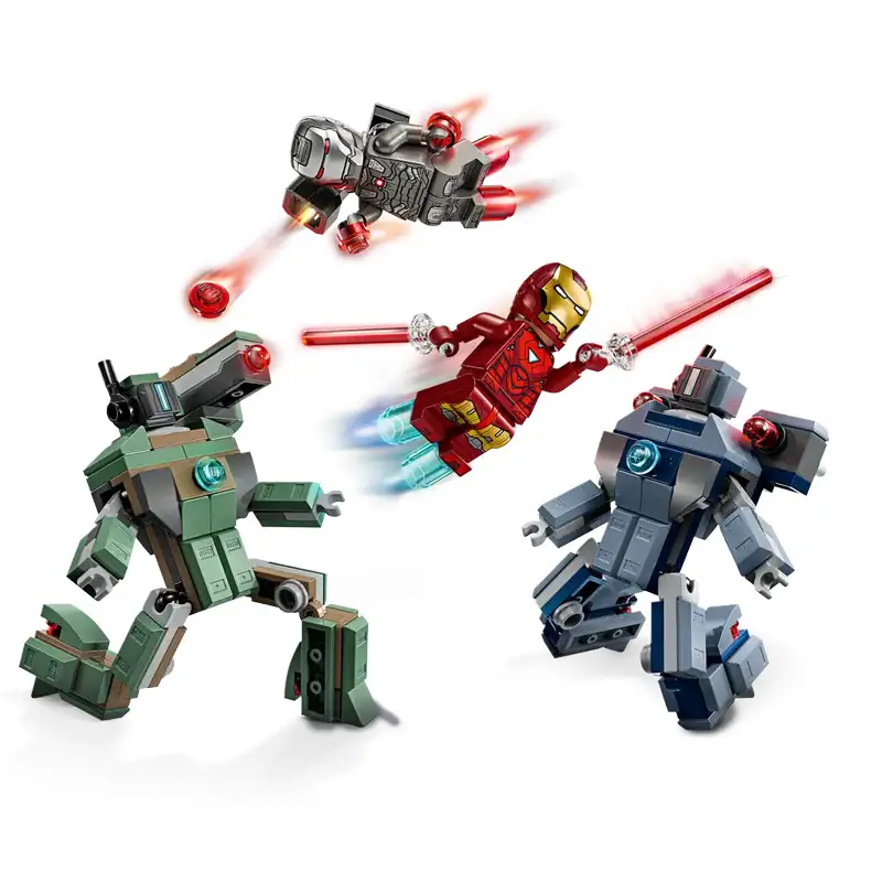 Lego Marvel 76320 Iron Man Y War Machine Vs Hammer Drones