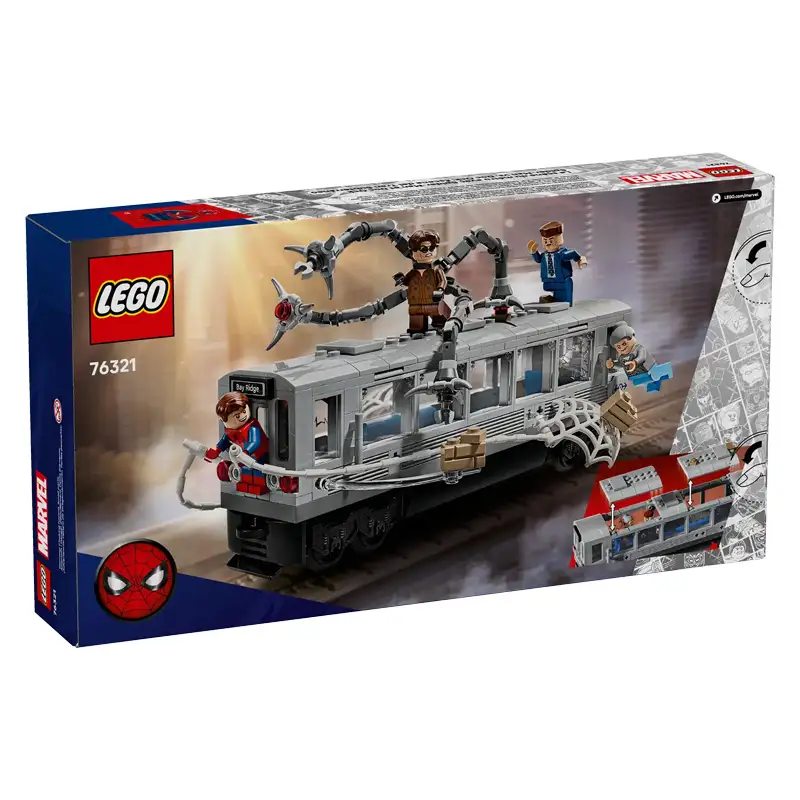 Lego Marvel 76321 Spider Man Vs Doc Ock Escena Tren Subterraneo