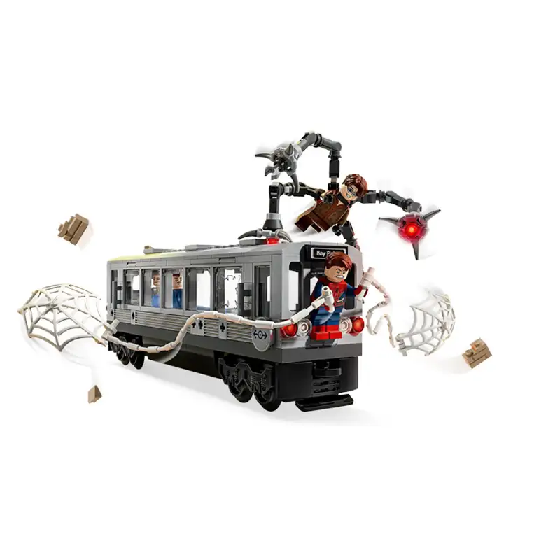 Lego Marvel 76321 Spider Man Vs Doc Ock Escena Tren Subterraneo
