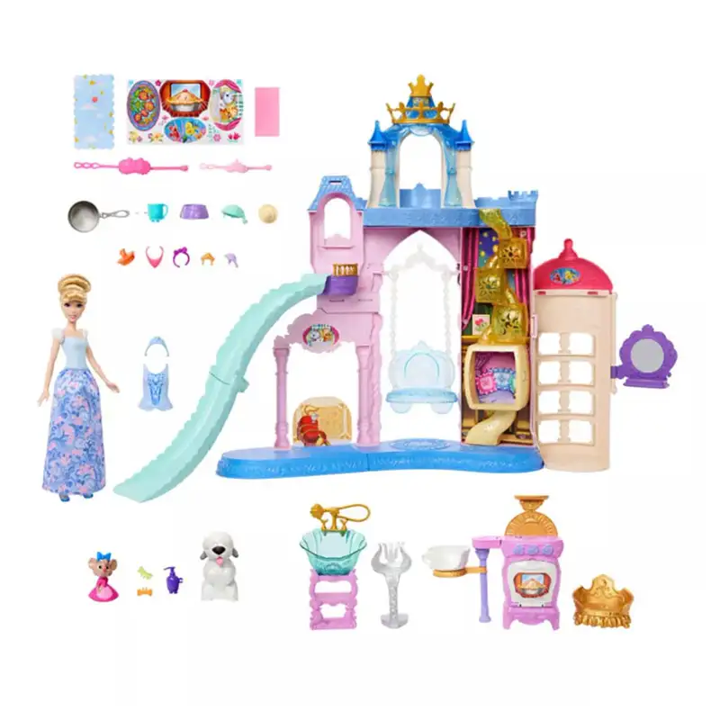 Mattel Disney Princesas Jbf95 Palacio De Animales Princesas