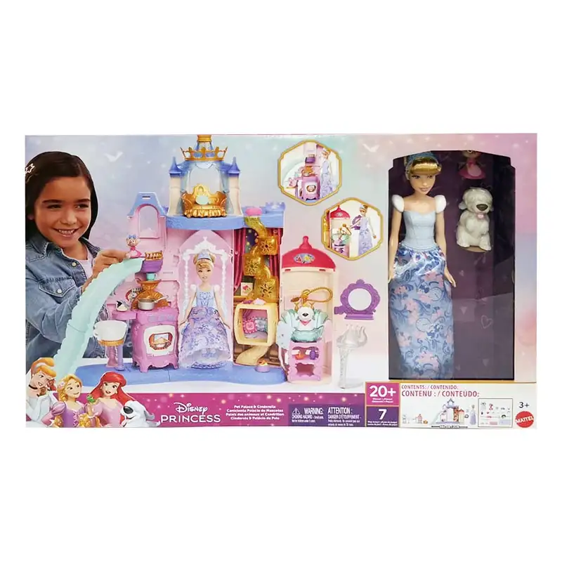 Mattel Disney Princesas Jbf95 Palacio De Animales Princesas