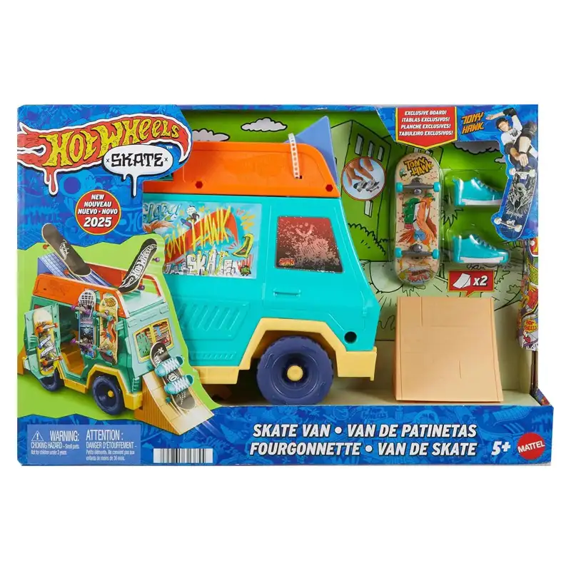 Mattel Hot Wheels Jgg91 Set De Patineta Skate Van
